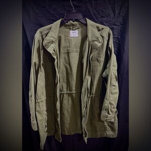 Old Navy Women’s Olive Green Drawstring Jacket